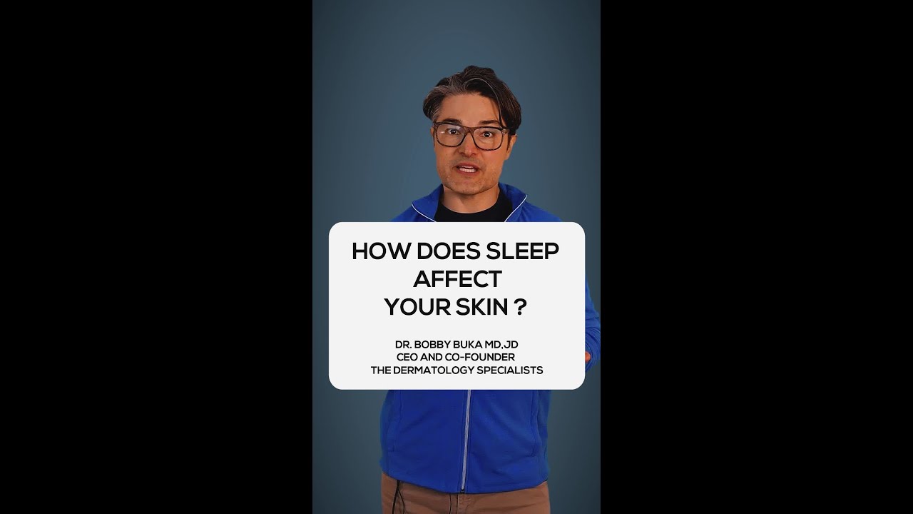 How does sleep affect your skin?
