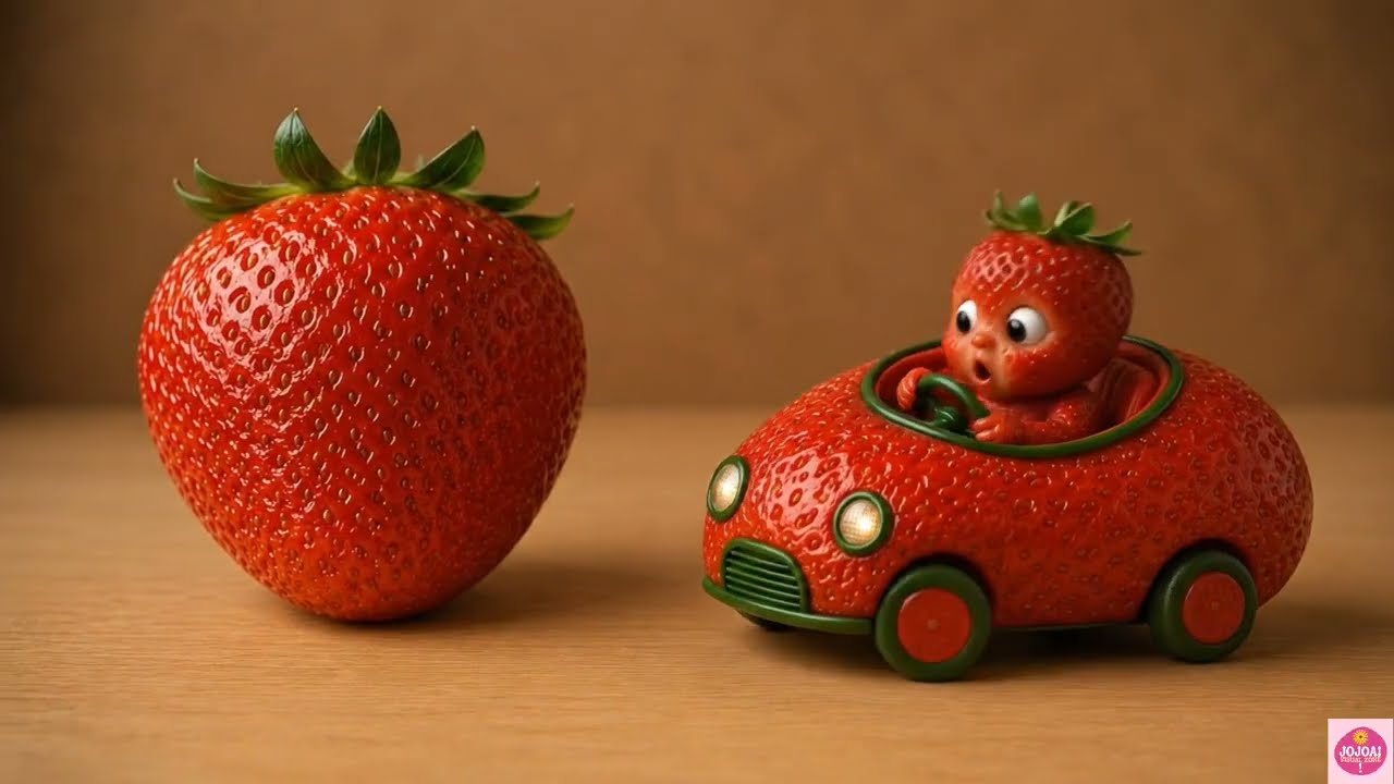 Nice or Cute? AI fruit Babies Drive Car 🚘 👶🍊🍓🥑 | The Ultimate Oddly Satisfying AI ASMR #viralvideo