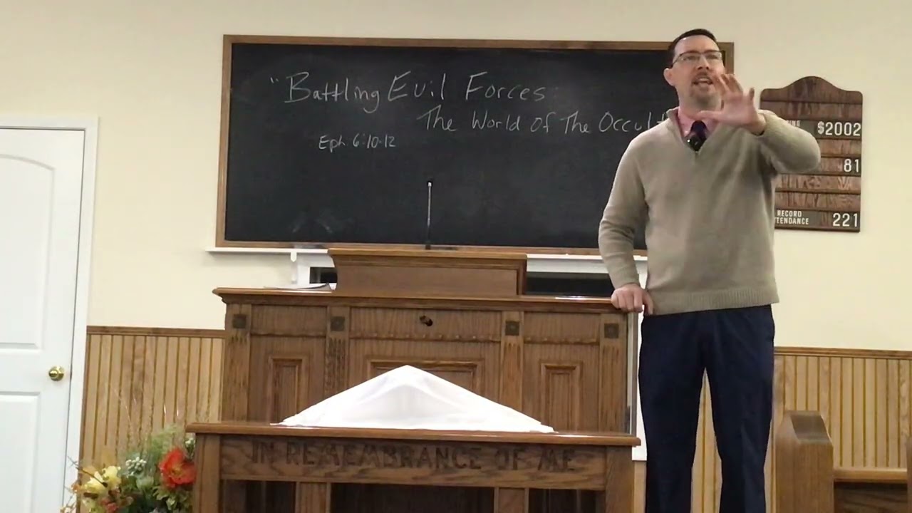 “Battling Evil Forces:  The World Of The Occult”. Dec. 7, 2025. Bro. Marcus Reppert 