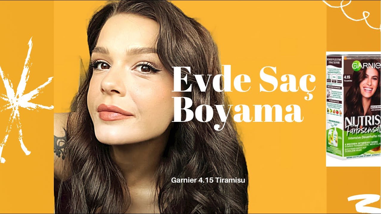 EVDE SAÇ BOYAMA, Garnier 4.15 Tiramisu,  LYKD fondöten paletini denedim🤩
