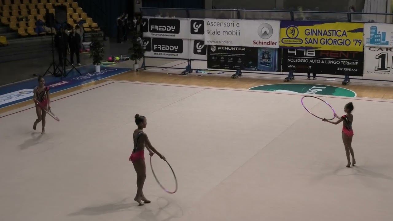 TORNEO DESIO  21/01/23  - Squadra Gold  Allieve -  Trio cerchi