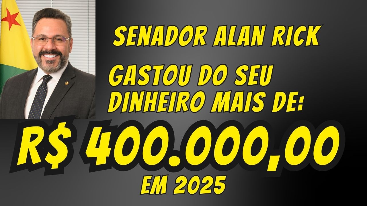 O MISTÉRIO DOS 400 MIL: O QUE O SENADOR NÃO QUER QUE VOCÊ VEJA