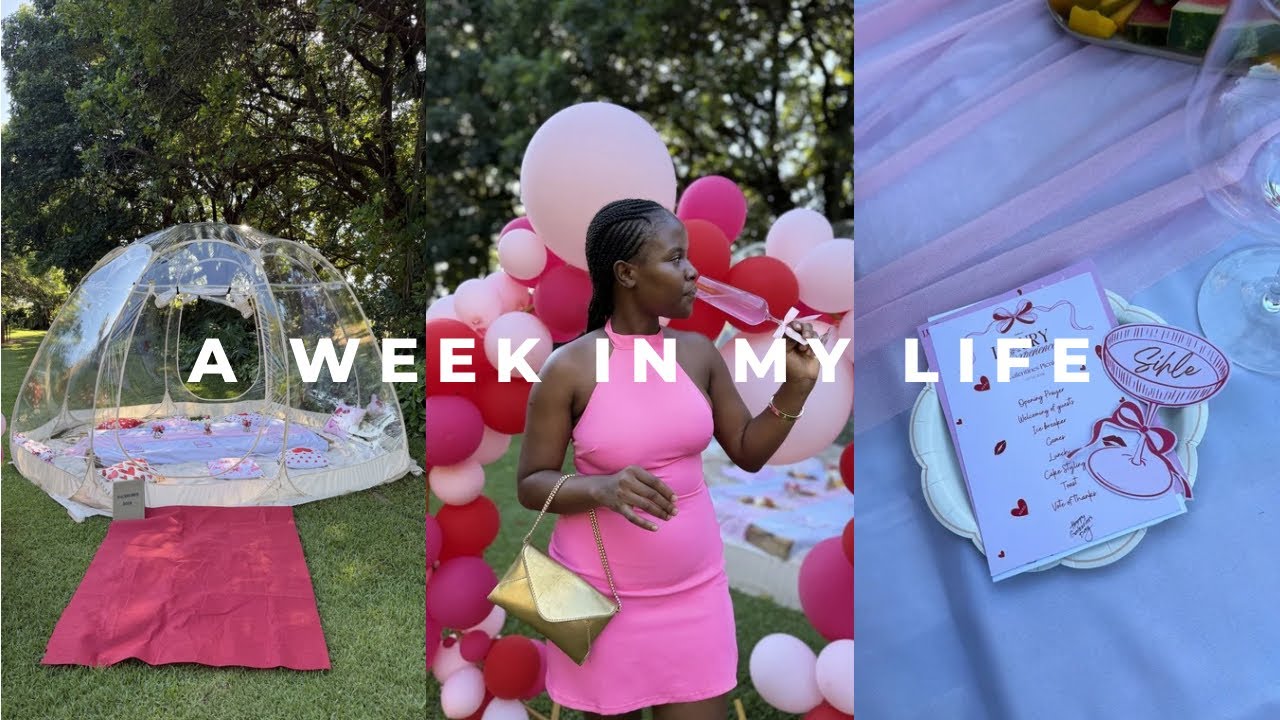 I Hosted a Galentine’s Picnic, SHEIN Haul, Birthday Gift Unboxing & More #southafricanyoutuber #vlog