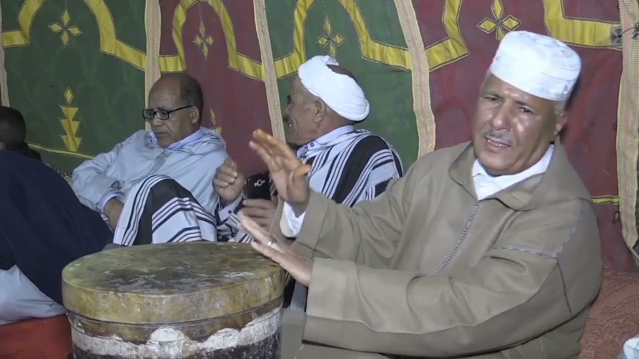 فن الرسمة زاكورة بصوت الشيخ محمد العكيدي.