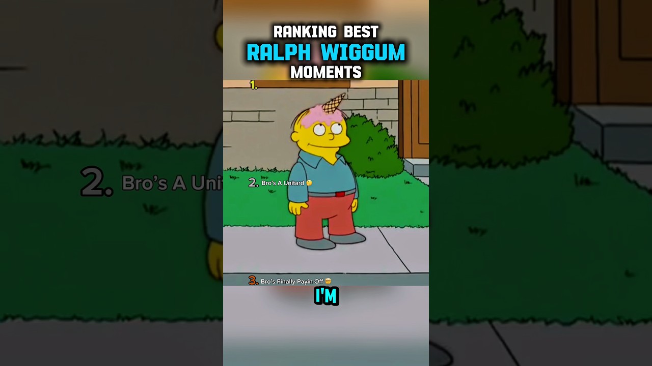 Ralph Wiggum Best Moments 😭           