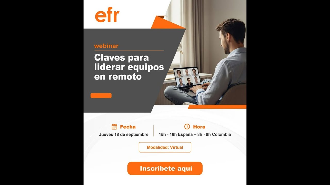 Webinar Gestión de Equipos en Remoto - 18 septiembre