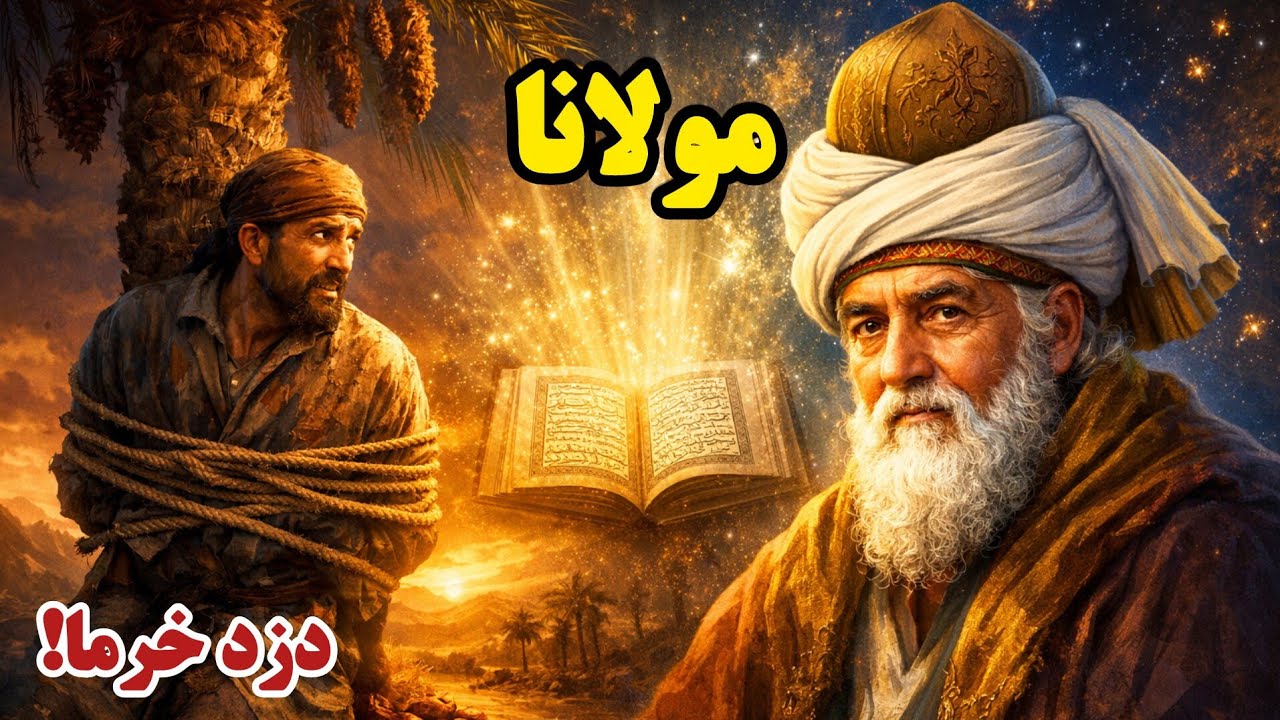 راز جبر و اختیار در قرآن | حکایت تکان‌دهنده‌ی مولانا از دزد خرما! از بیانات آیت الله شریفی 