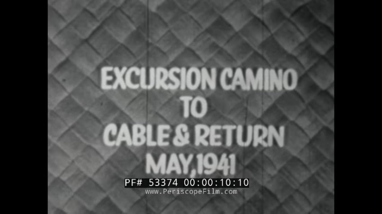1940s CAMINO, PLACERVILLE AND LAKE TAHOE NARROW GAUGE RAILROAD OPERATIONS  53374