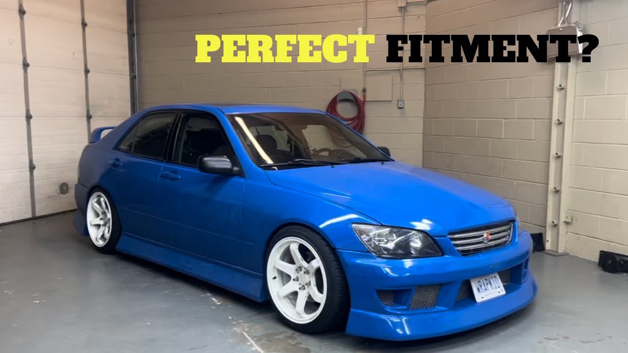 INSTALLING NEW WHEELS ON MY LEXUS IS300!