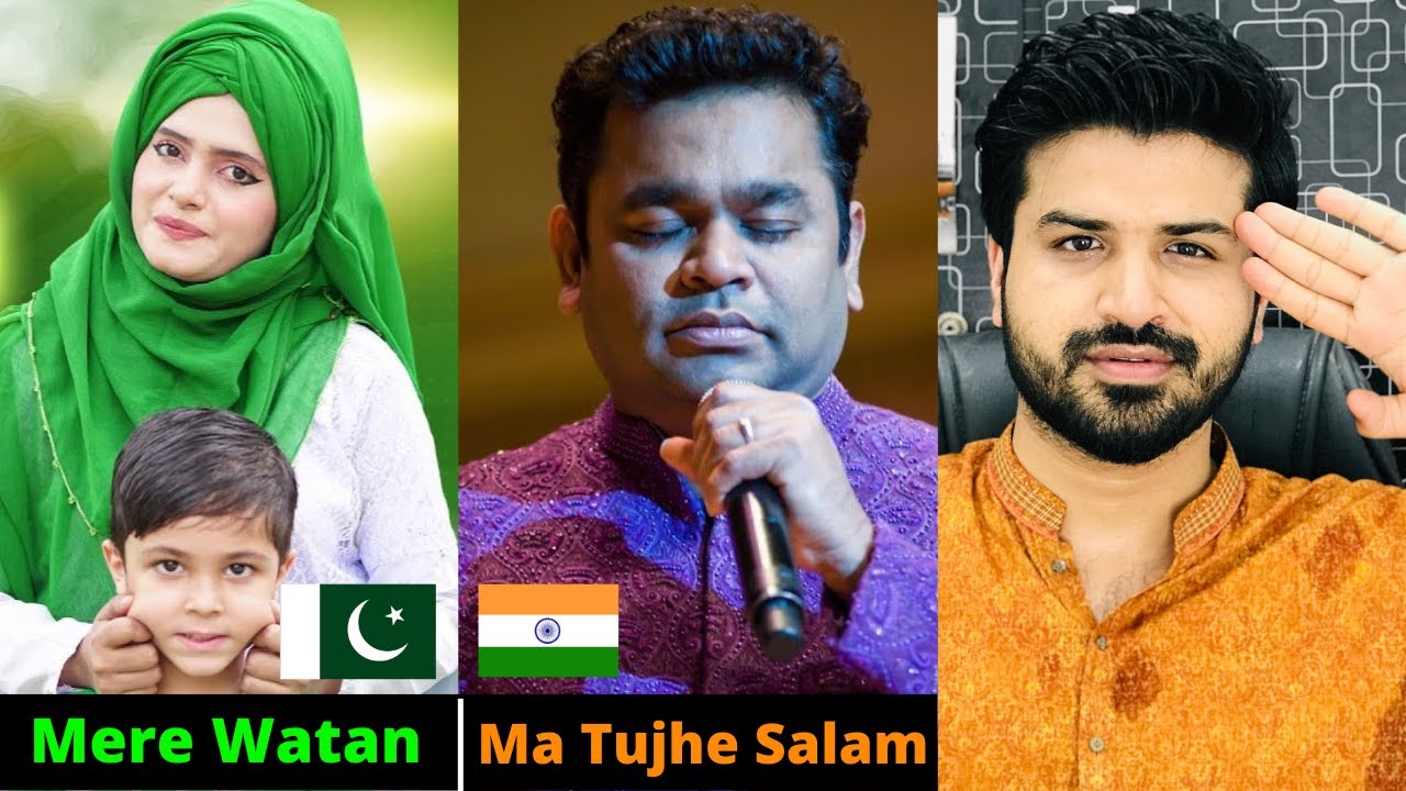 Pakistani Reacts to India & Pakistan's Patriotic Song Covers | Reaction Vlogger
