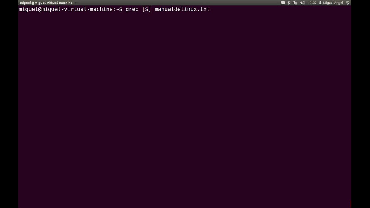 Ubuntu | 12.- La terminal (shell bash) | 4.- Edición, muestra y filtrado de ficheros de texto (II)