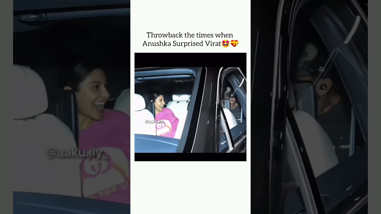 When Anushka surprised Virat😍💝🎀 #anushkasharma #viratkohli #love #virushkalove #cute #cricket