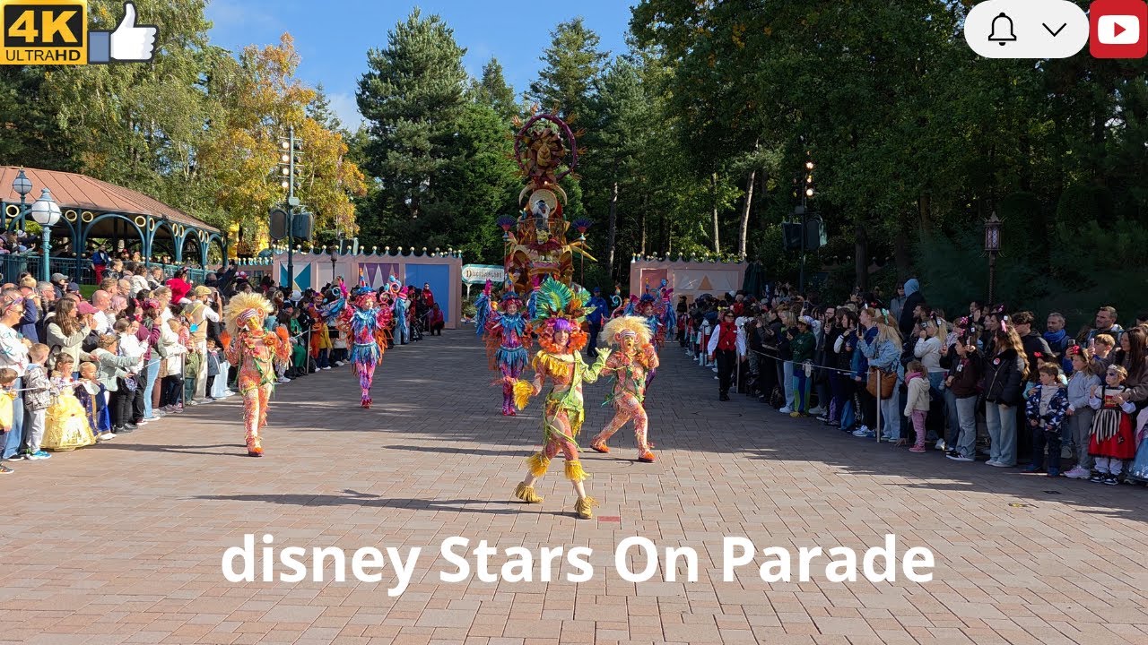 Disneyland Paris [4K] - Disney Stars On Parade - #disneylandparis #disney #disneyfan #disneyfans