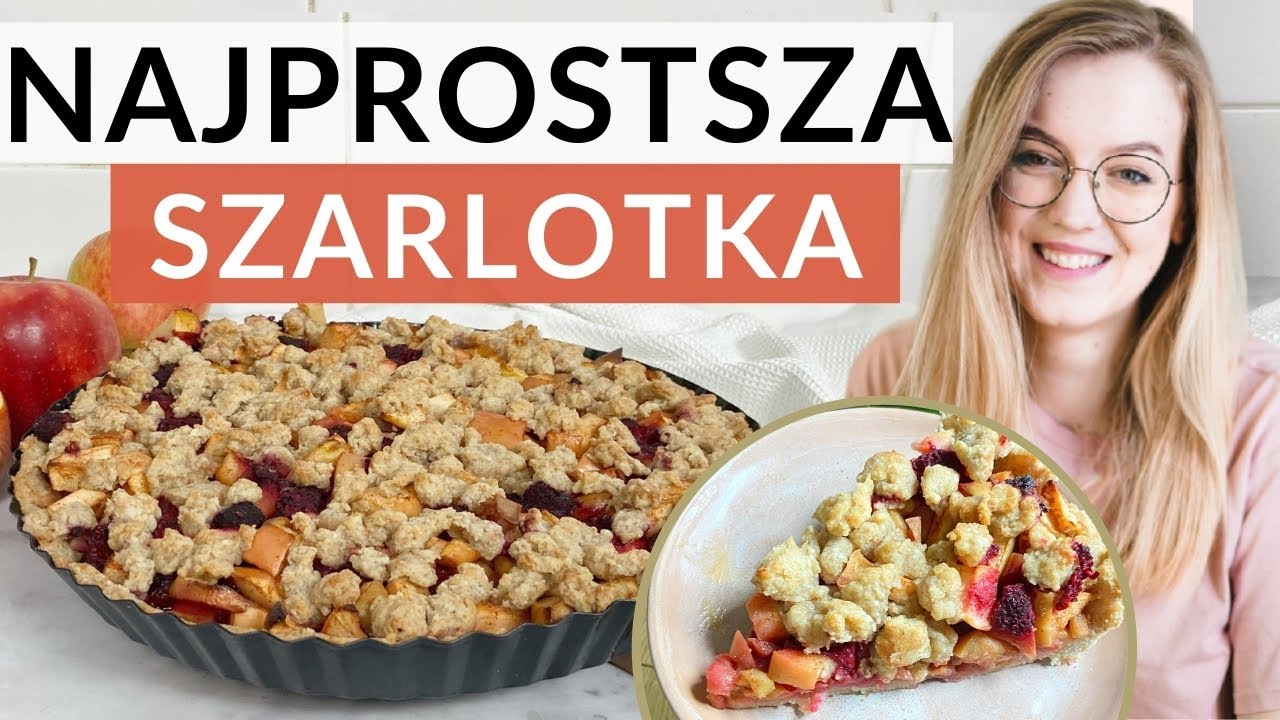 Najprostsza SZARLOTKA | Proste wegańskie ciasto z jabłkami