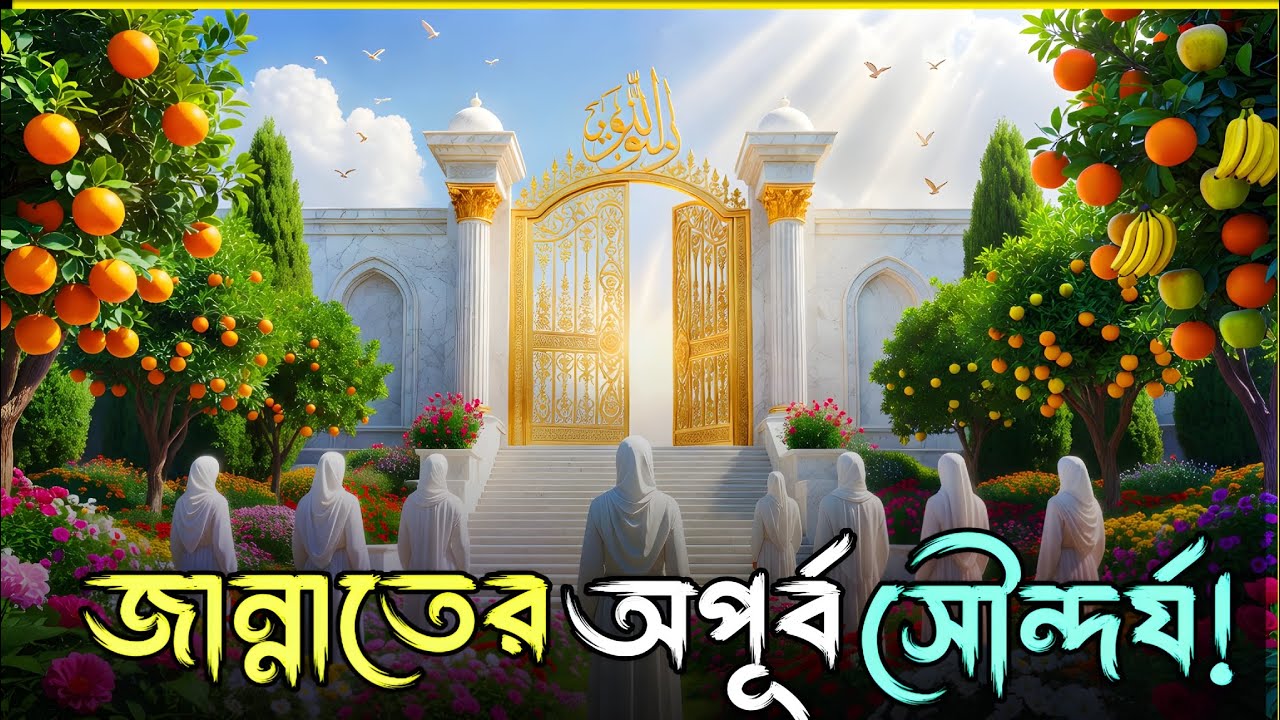 জান্নাতের অপূর্ব সৌন্দর্য | Beauty of Jannah in Islam | Jannat Kemon Hobe Bangla Islamic Video