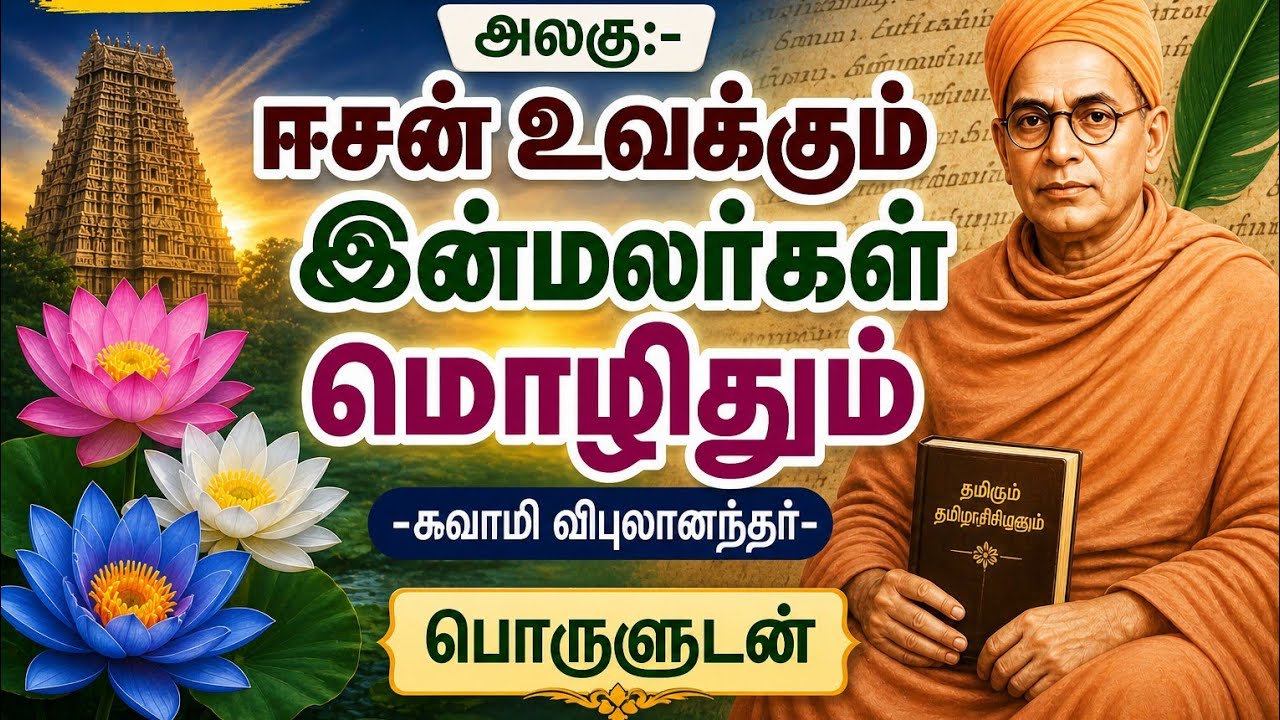 வெள்ளைநிற மல்லிகையோ வேறெந்த மாமலரோ | விபுலானந்த அடிகள் | பாடல்-பொருள் | Mozhitham