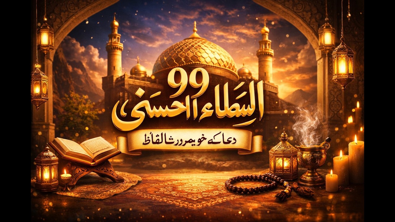 اسماء الحسنیٰ کی روح پرور دعا | Powerful Asma ul Husna Recitation | Emotional Islamic Dua