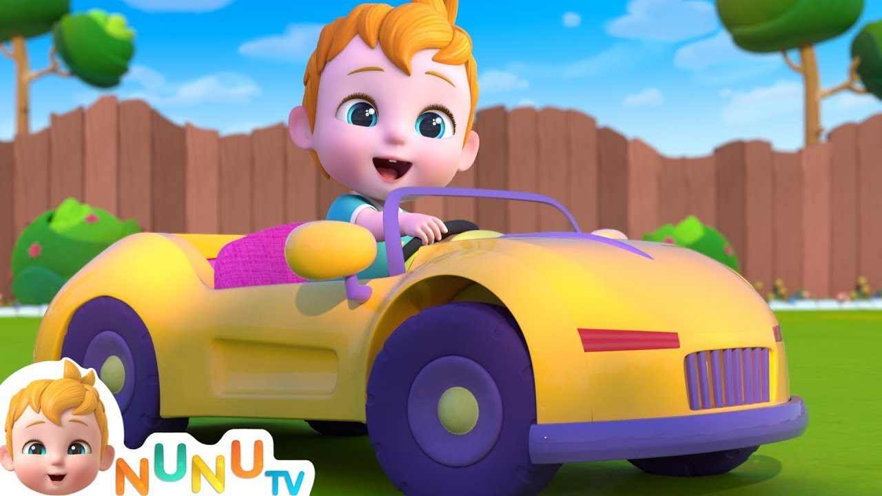 Die Räder am Auto drehen sich | Kinderlieder & Reime mit Spaß | NuNu TV