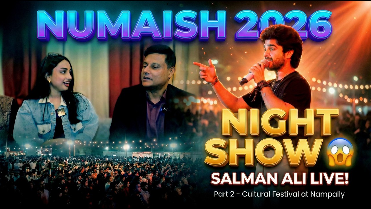 Indian Idol Winner SALMAN ALI at Numaish 2026! 🎤 Nampally Exhibition Superstar Contest | Part 2