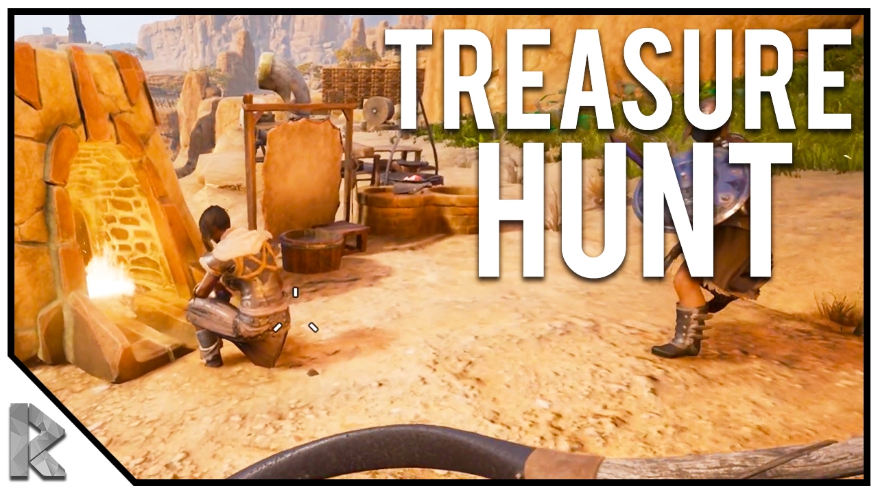 Found a TREASURE MAP - TREASURE HUNT! - Conan Exiles Gameplay #13