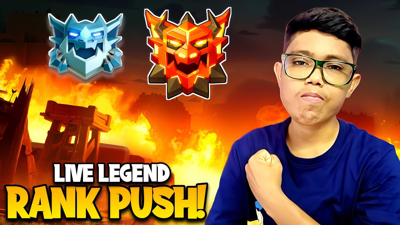 RANK & WAR Attacks - Scenery Giveaway | Clash of Clans Live