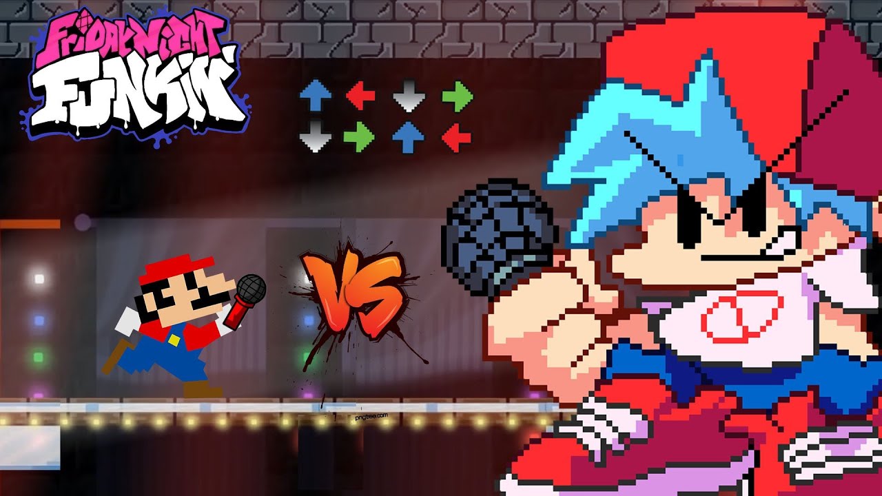 V3ctor: What if Mario Vs the Giant Boyfriend maze | Game Animation