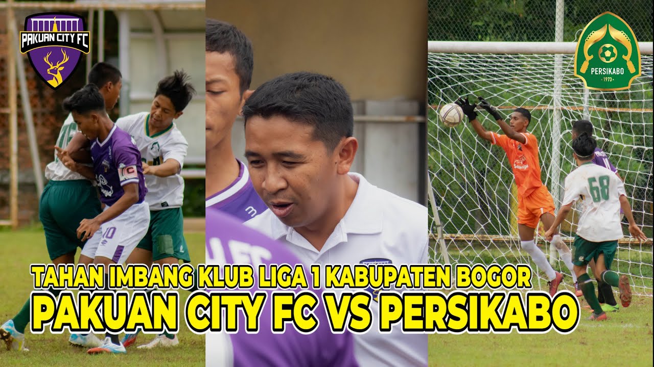 SALUT ! PERTANDINGAN PAKUAN CITY FC MELAWAN PERSIKABO BERJALAN MENEGANGKAN