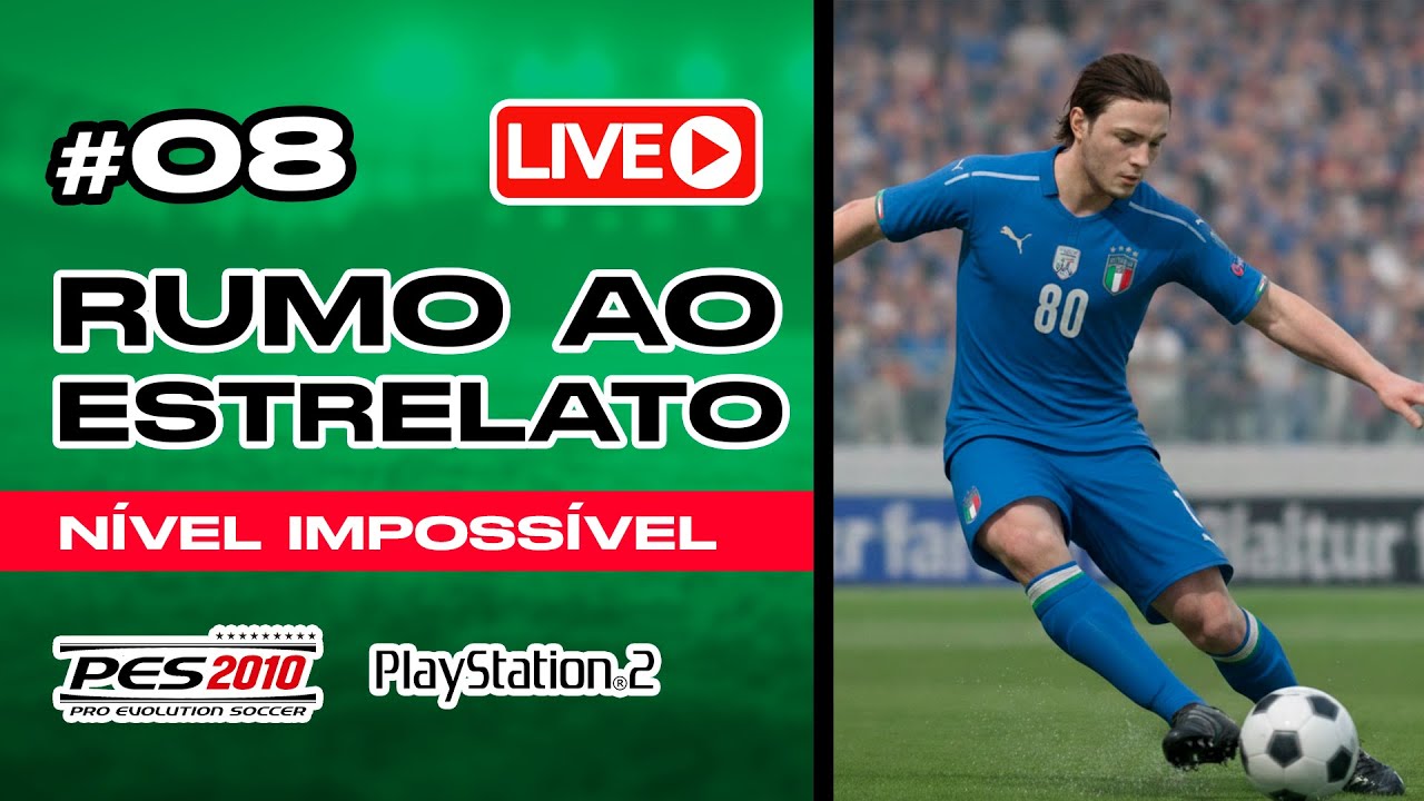 #08 ☄️Albertini na Esperança de ser Convocado para a Eurocopa! | Pes 2010 de Ps2 Com Mod Italiano