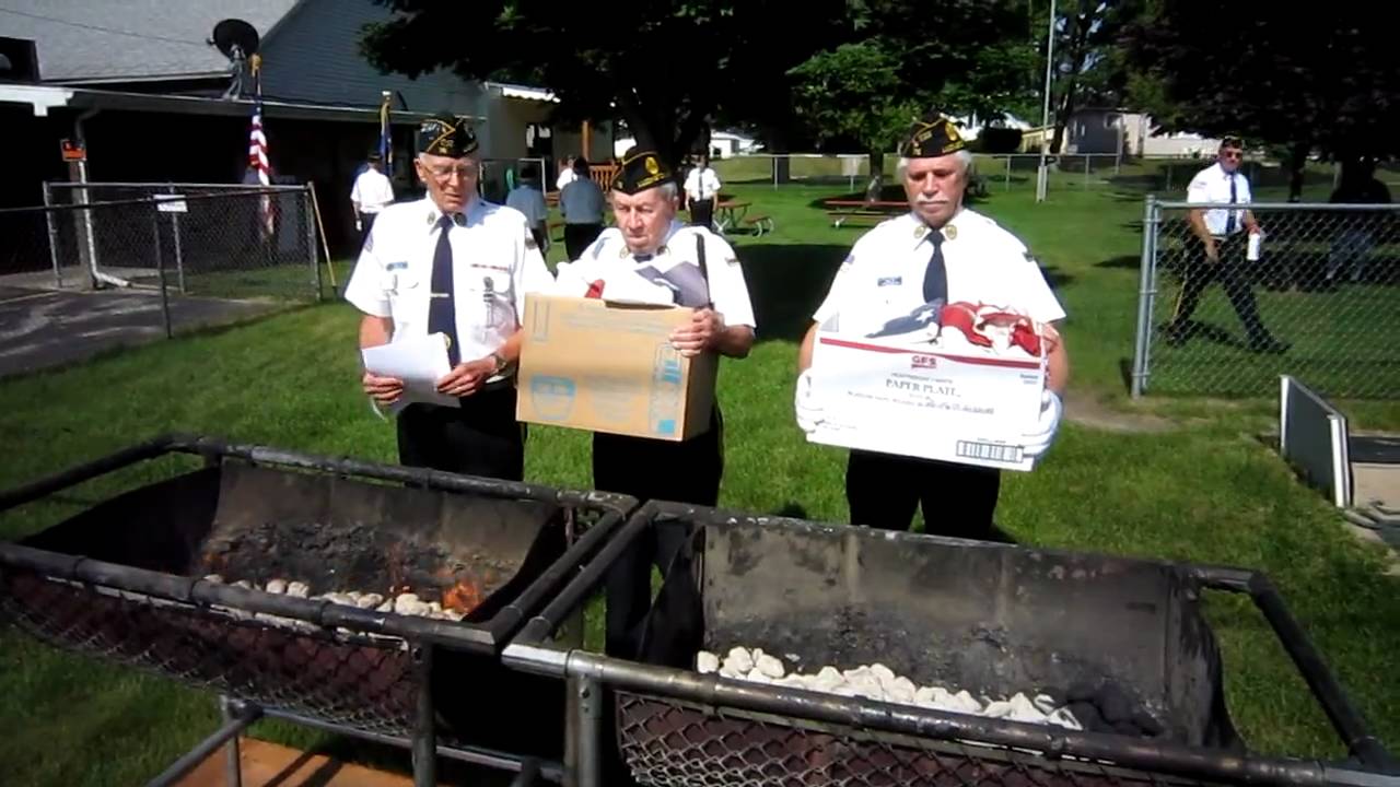 American Legion Flag Retirement Ceremony