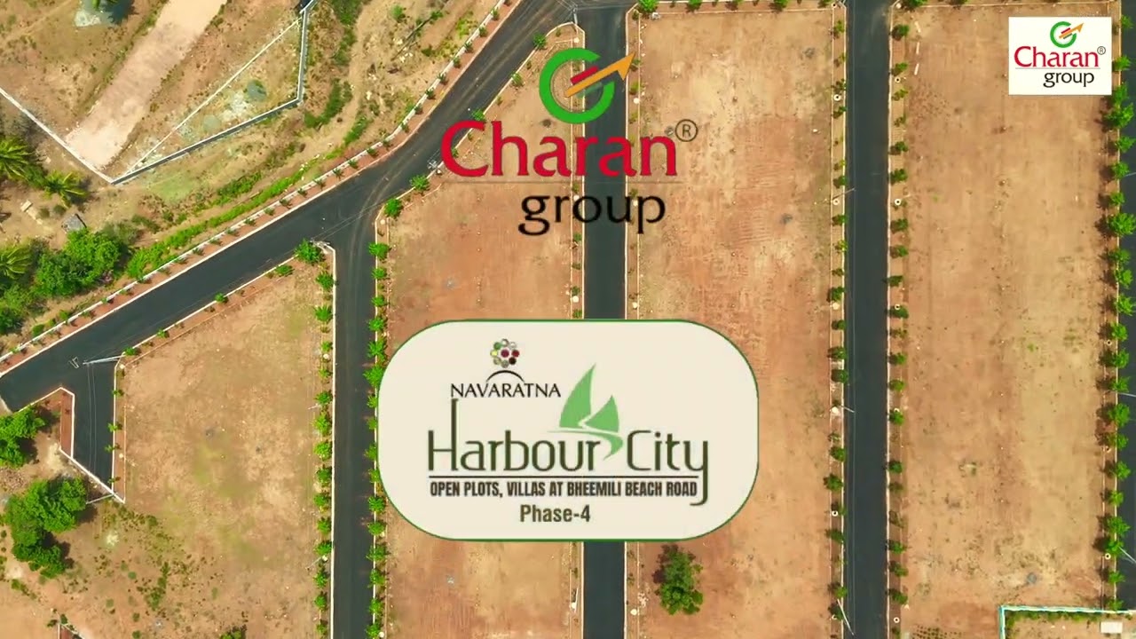 Charan's Harbour City Phase 4 @Bheemili #Residential Plots #Residential Area #Prime Location