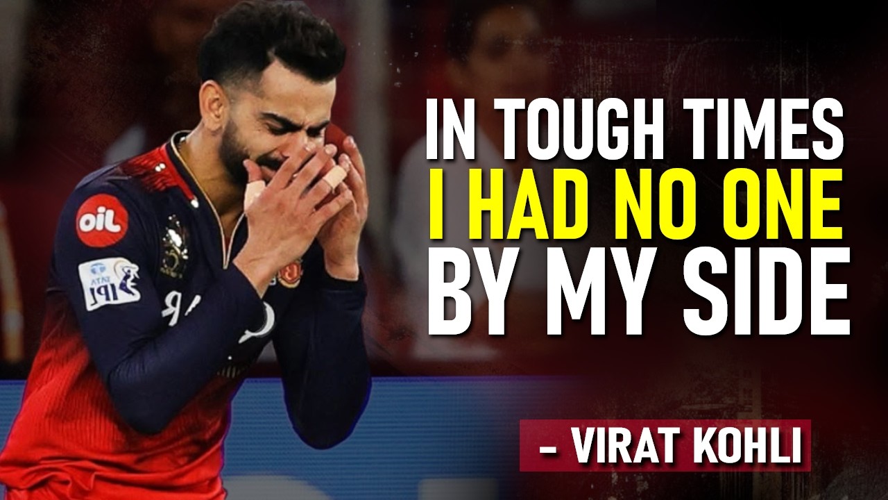 Virat Kohli's EMOTIONAL Speech That Will Make You Cry | Virat Kohli Motivational Video