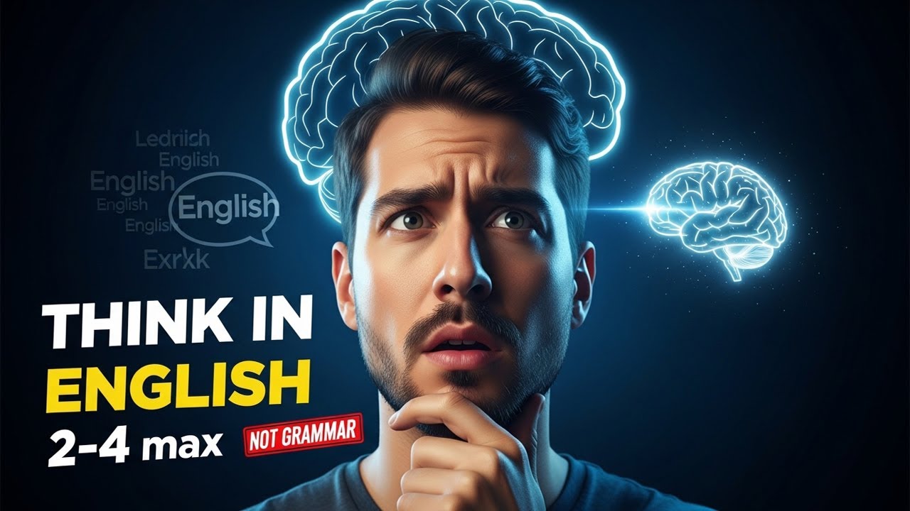 Why You Understand English But Can’t Speak It (Think in English)
