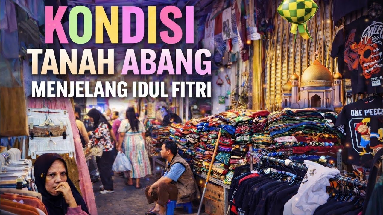 NIAT BELI BAJU LEBARAN DI Pasar Tanah Abang… PULANGNYA MALAH HAMPIR KECOPET!