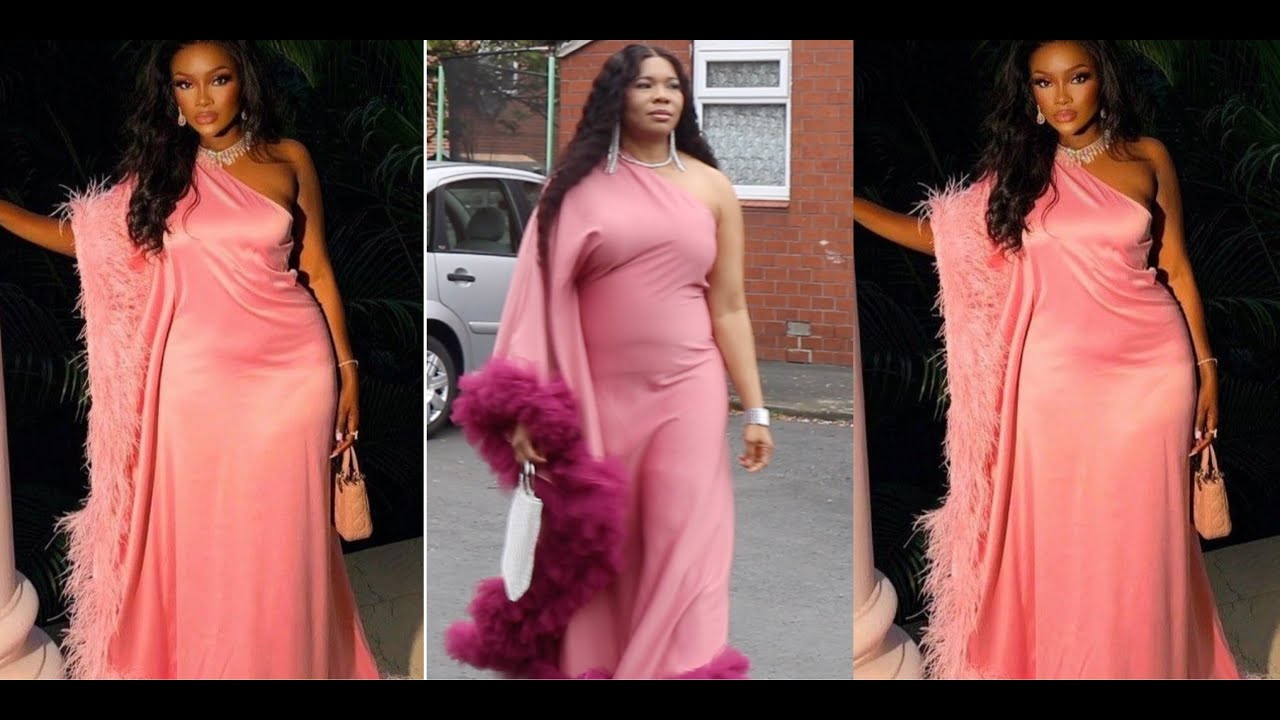 How To Make   One Shoulder Ruffled Dress/:Cutting And Stitching