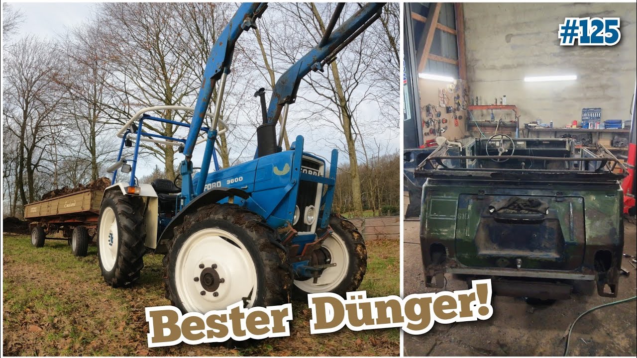 FORD 3600 in AKTION | DUNG für die KARTOFFELN | VW KÜBELWAGEN Schweißarbeiten | oldtimer_junkie
