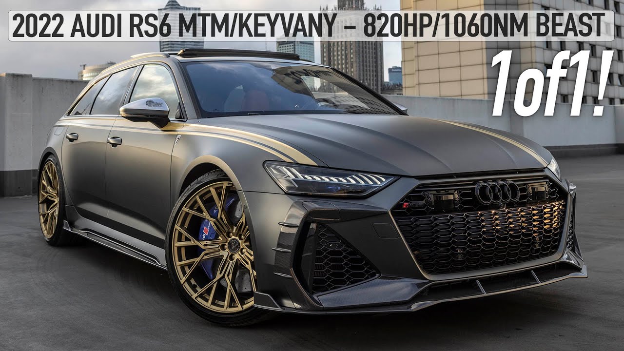 1of1! 2022 AUDI RS6 MTM / KEYVANY 820HP/1060NM - STUNNING BEAST IN GREAT SPEC - Details, Sounds etc