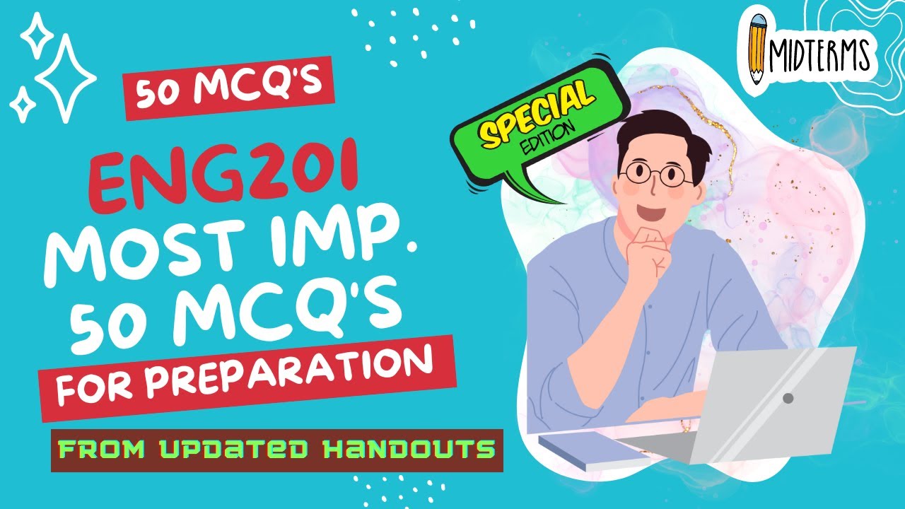 Eng201 midterm preparation 2023 | eng201 mid term mcq's | iamteacher33 #vu