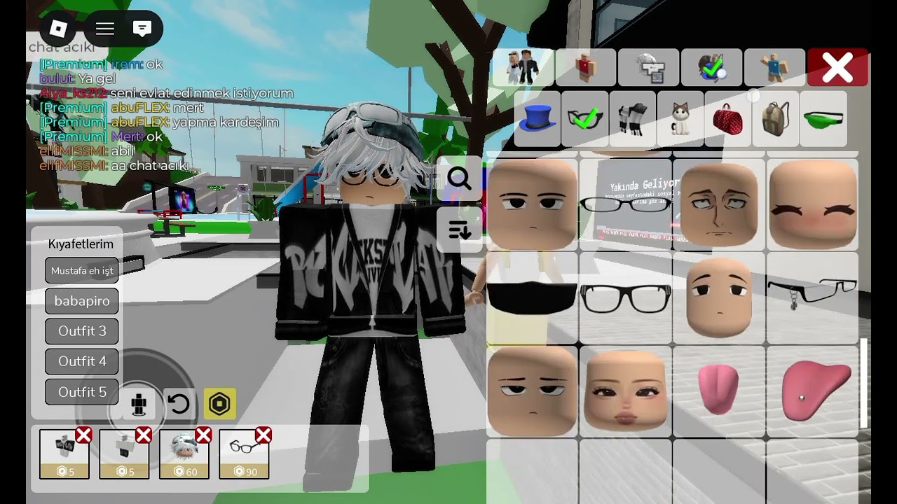 Yeni hesaba avatar yapıyorum