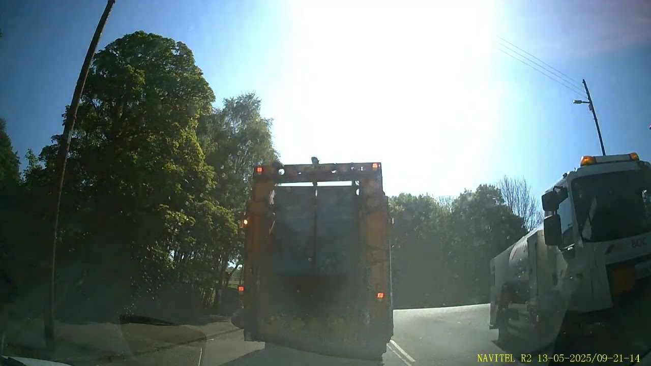 Driving in Glasgow Stobhill hospital to Drumpelier country park