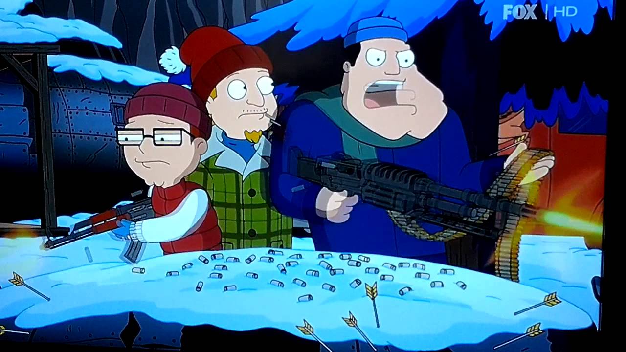 American dad  v.s. babbo natale 3a guerra mondiale