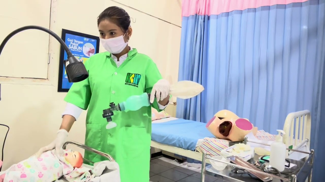 Praktek resusitasi pada bayi baru lahir #nurse 