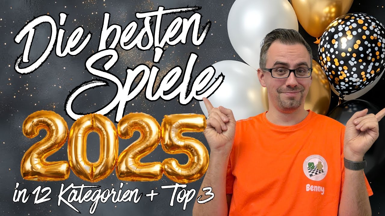 Top2025 - Benny präsentiert seine gespielten Highlights | 12 Kategorien + 3 Tops