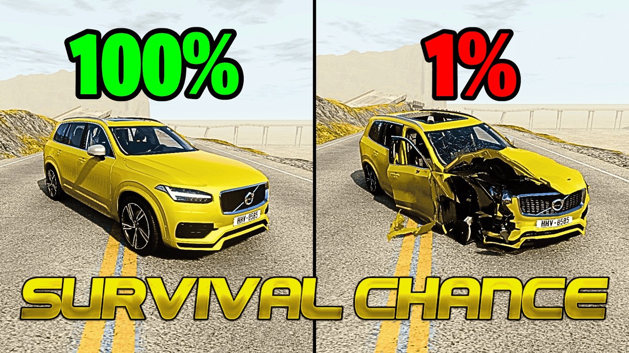 Realistic Survival Chance Crashes #258 | BeamNG.drive