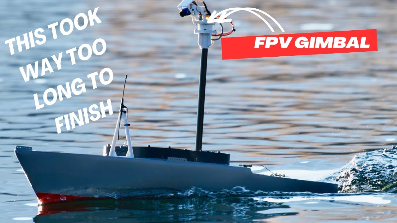 How I built my own remote control long range FPV ship.