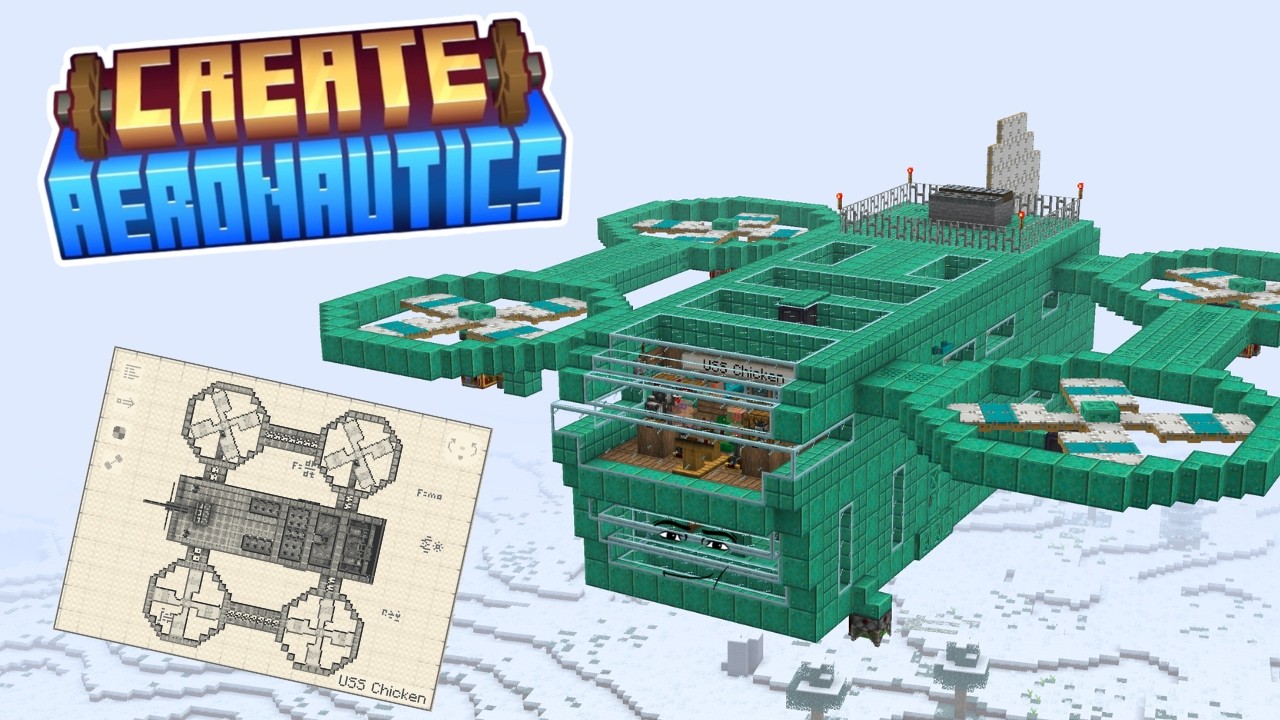 Create Aeronautics: Working FLYING Mobile Base 2.0