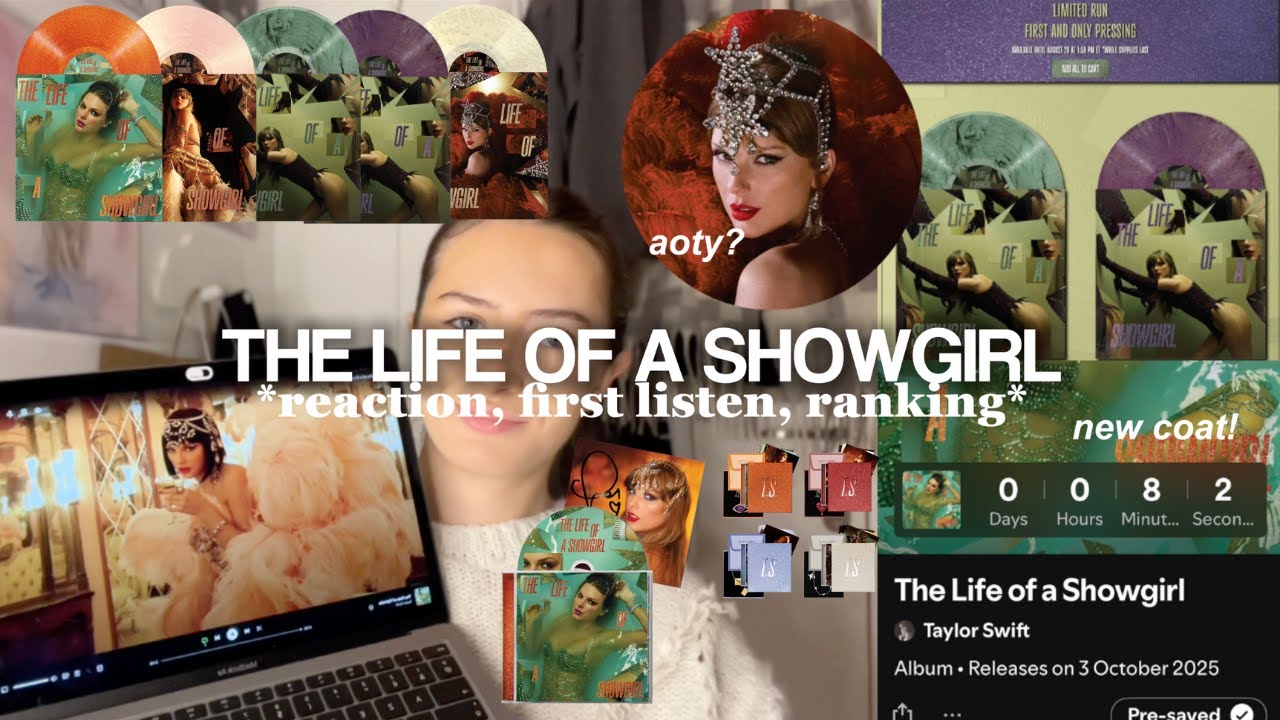 THE LIFE OF A SHOWGIRL REACTION 🪷 *first listen, impressions, ranking*
