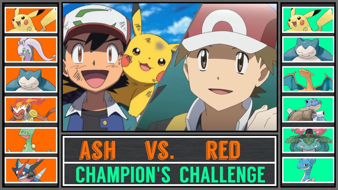 Ash vs. Red (Pokémon Sun/Moon) - Champion's Challenge