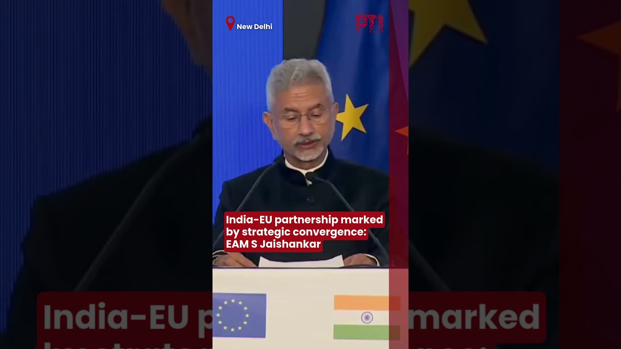 India-EU partnership marked by strategic convergence: EAM S Jaishankar