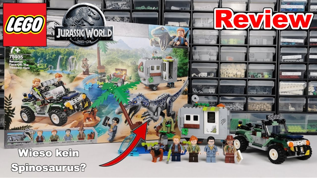 Lego Jurassic World 75935 Baryonyx Face-Off: The Treasure Hunt | Falscher Dinosaurier und Preis!
