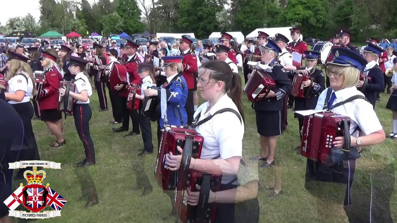 Massed Accordion Band (Full Set) @ VE Day Festival In Balllygawley 2025